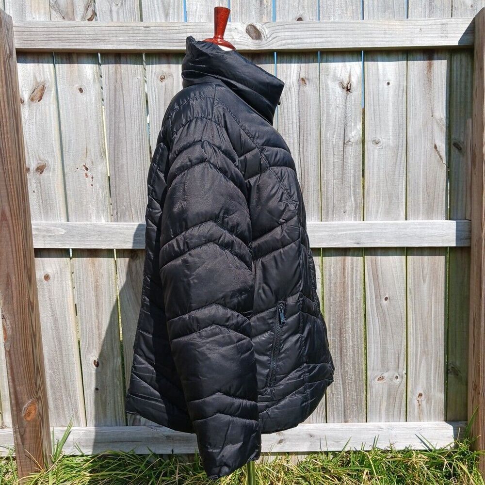 Sam Edelman Puffer Jacket Womens Size 3XL Quilted Insulated Coat Black FLAW - Picture 4 of 16